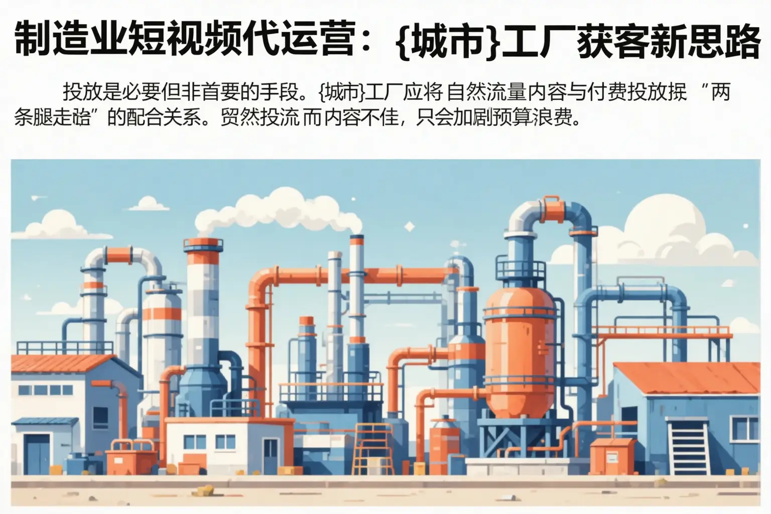 制造业短视频代运营:临平工厂获客新思路